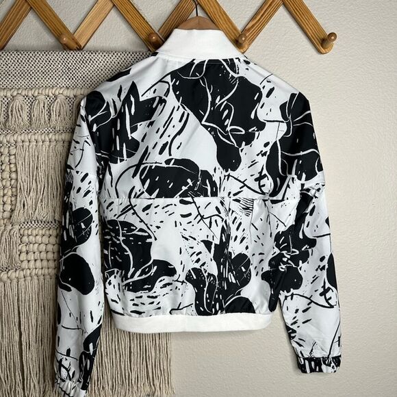 Adidas Printed Cropped Bomber Jacket XS - Picture 10 of 12